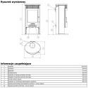 ABX PIEC KOMINKOWY TARTU 5 STEATYT