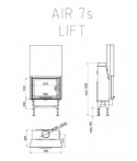 ROBIREN WKŁAD KOMINKOWY SLIM AIR7S LIFT