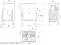 KRATKI WKŁAD KOMINKOWY ZUZIA ECO 12 PRAWY BS DECO